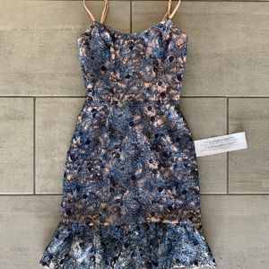 Dress The Population Jill Sequin Floral 